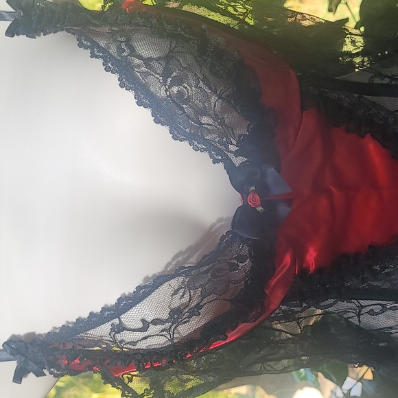 Bustier vintage size 2x black/red - Picture 2 of 7